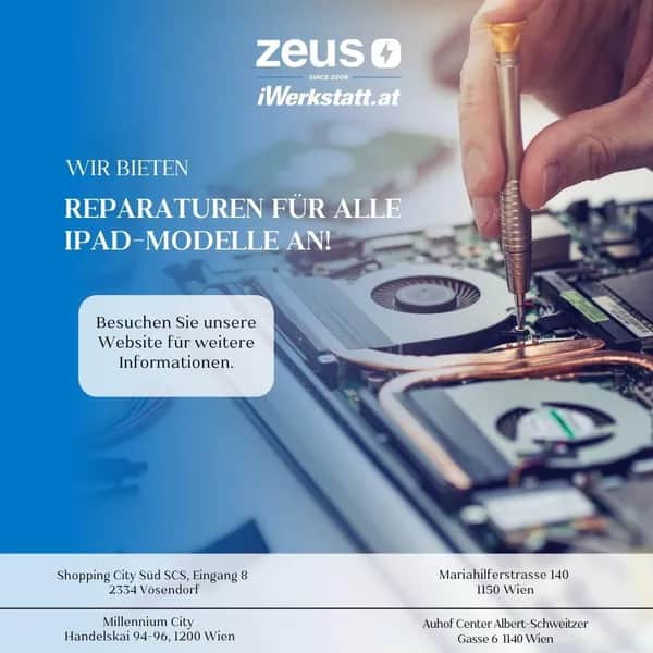 iPad Reparatur Wien