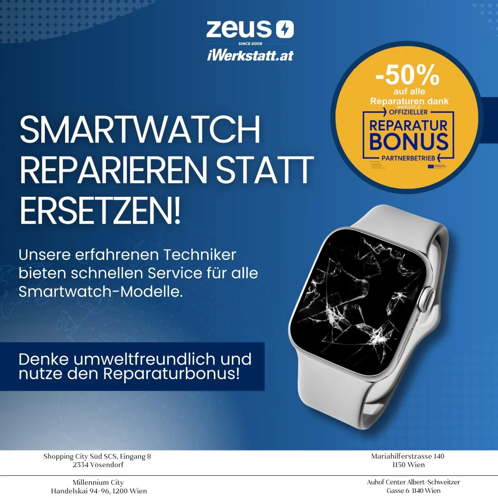 Apple Watch Reparatur Wien 